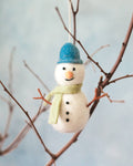 SNOWMAN FELT ORNAMENT | Handcrafted in Nepal