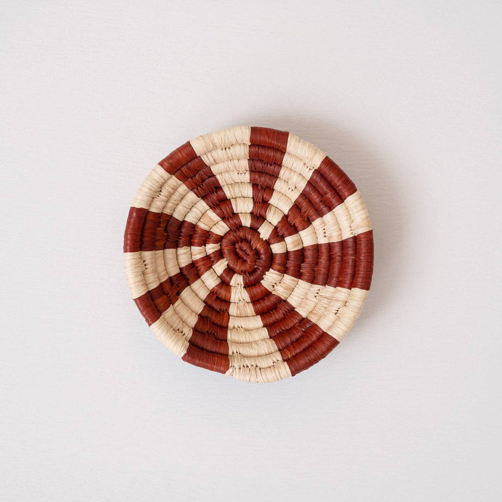 Mini Basket Ornament ~ Copper Rays