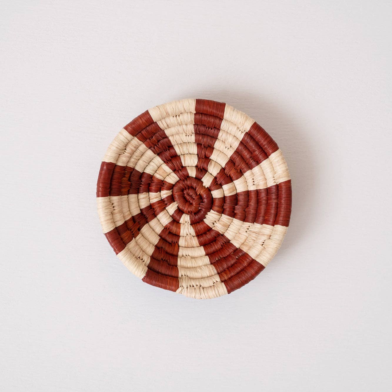 Mini Basket Ornament ~ Copper Rays