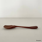 Handcrafted vintage shaped wood jam coffee scoop spoons