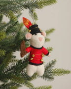SOLDIER MOUSE FELT ORNAMENT | Handcrafted in Nepal