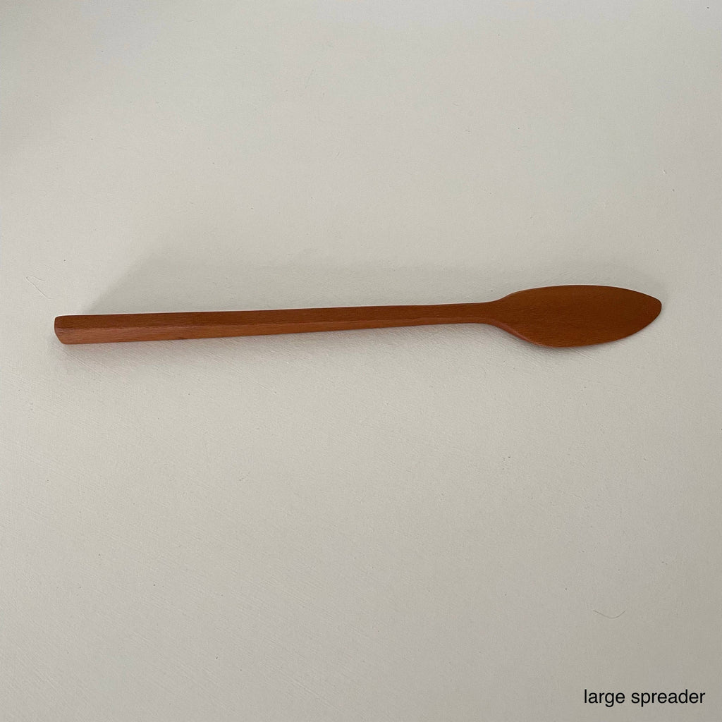 Handcrafted vintage shaped wood jam coffee scoop spoons