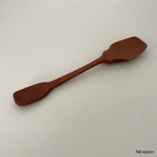 Handcrafted vintage shaped wood jam coffee scoop spoons