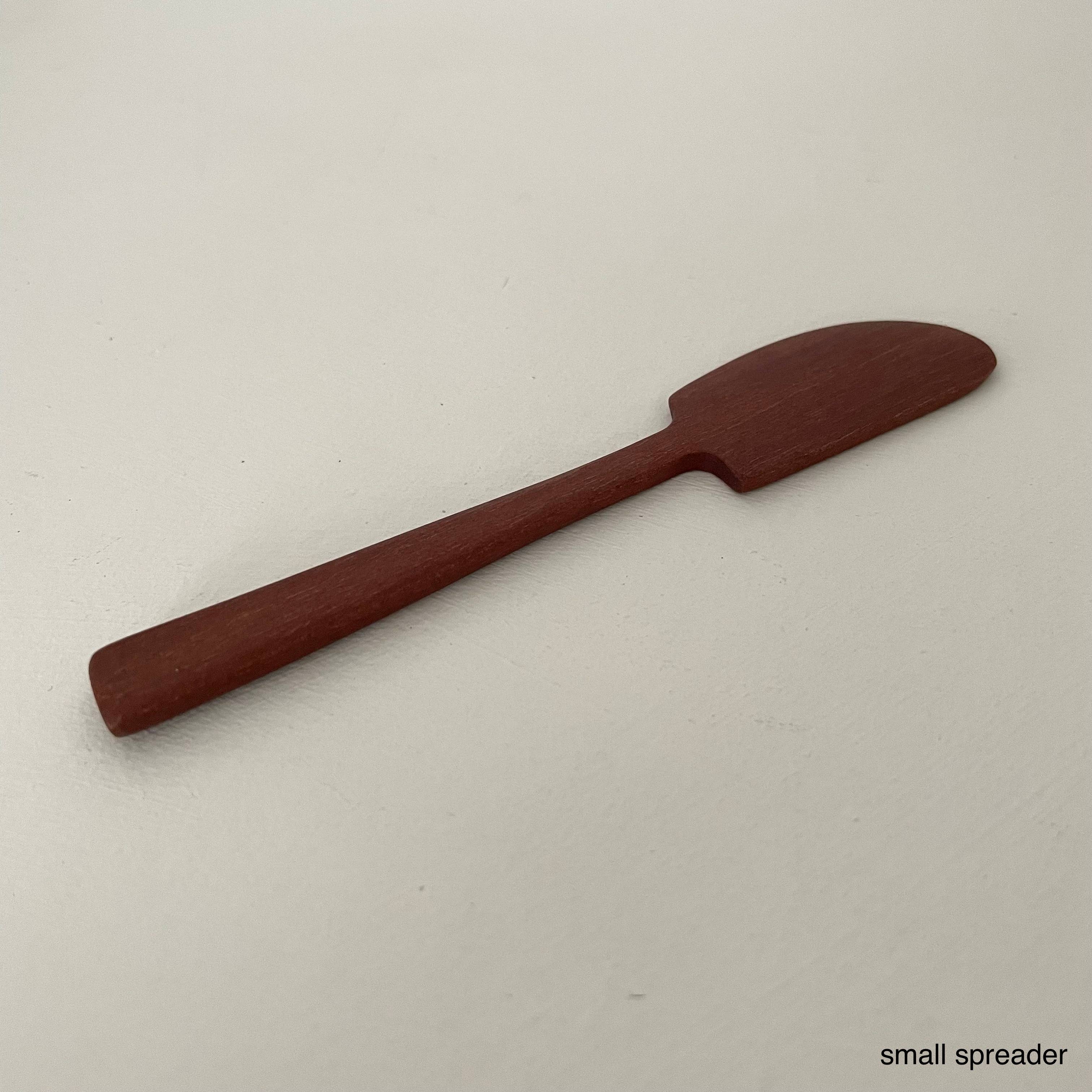 Handcrafted vintage shaped wood jam coffee scoop spoons