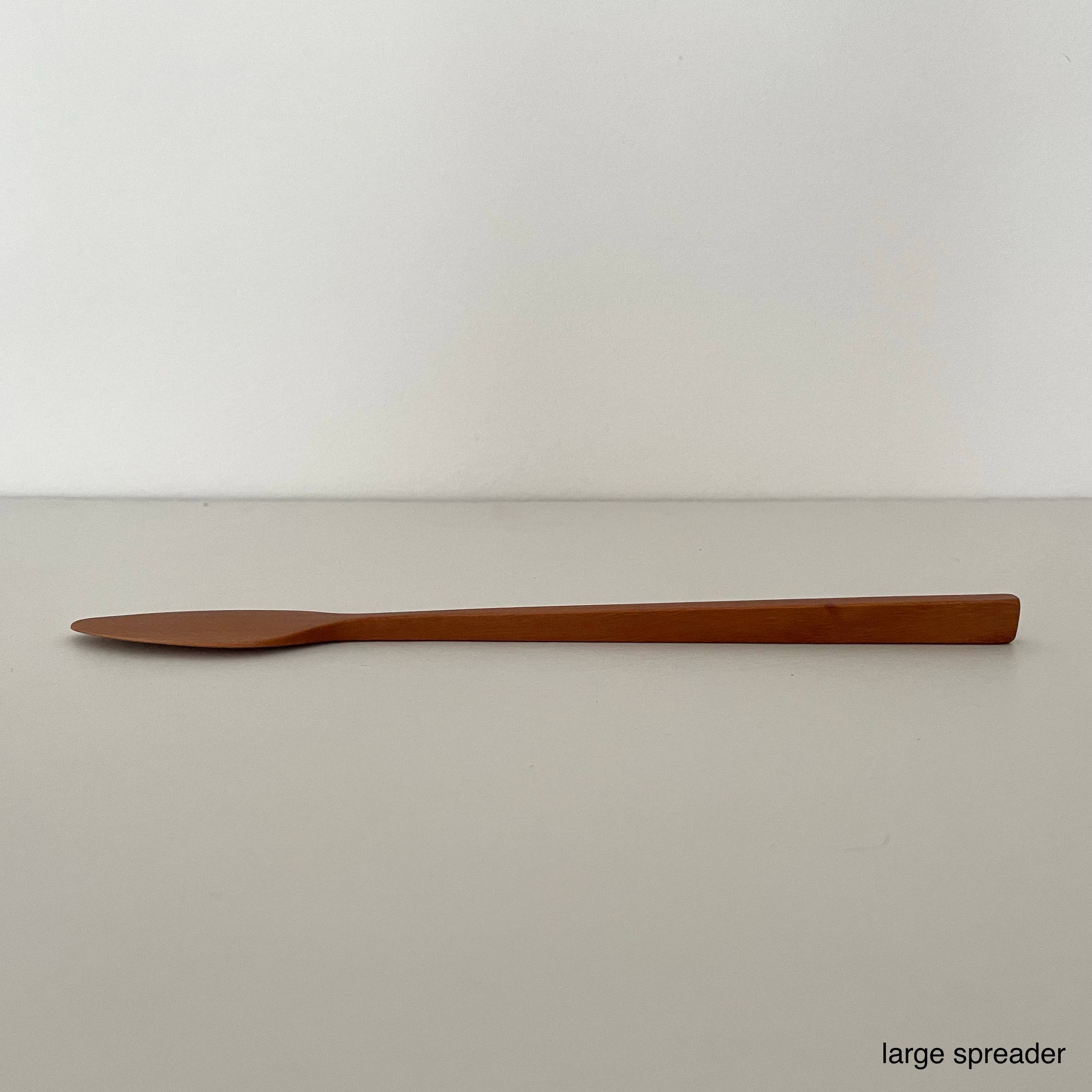 Handcrafted vintage shaped wood jam coffee scoop spoons