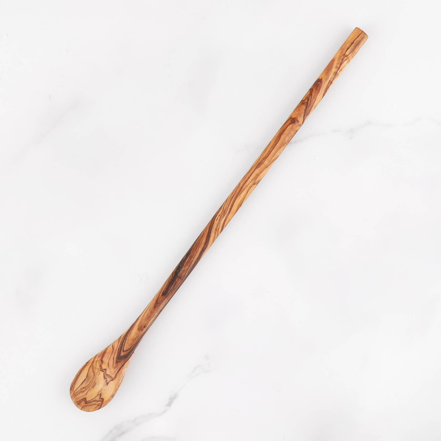 Olive Wood Long Handle Tea Spoon