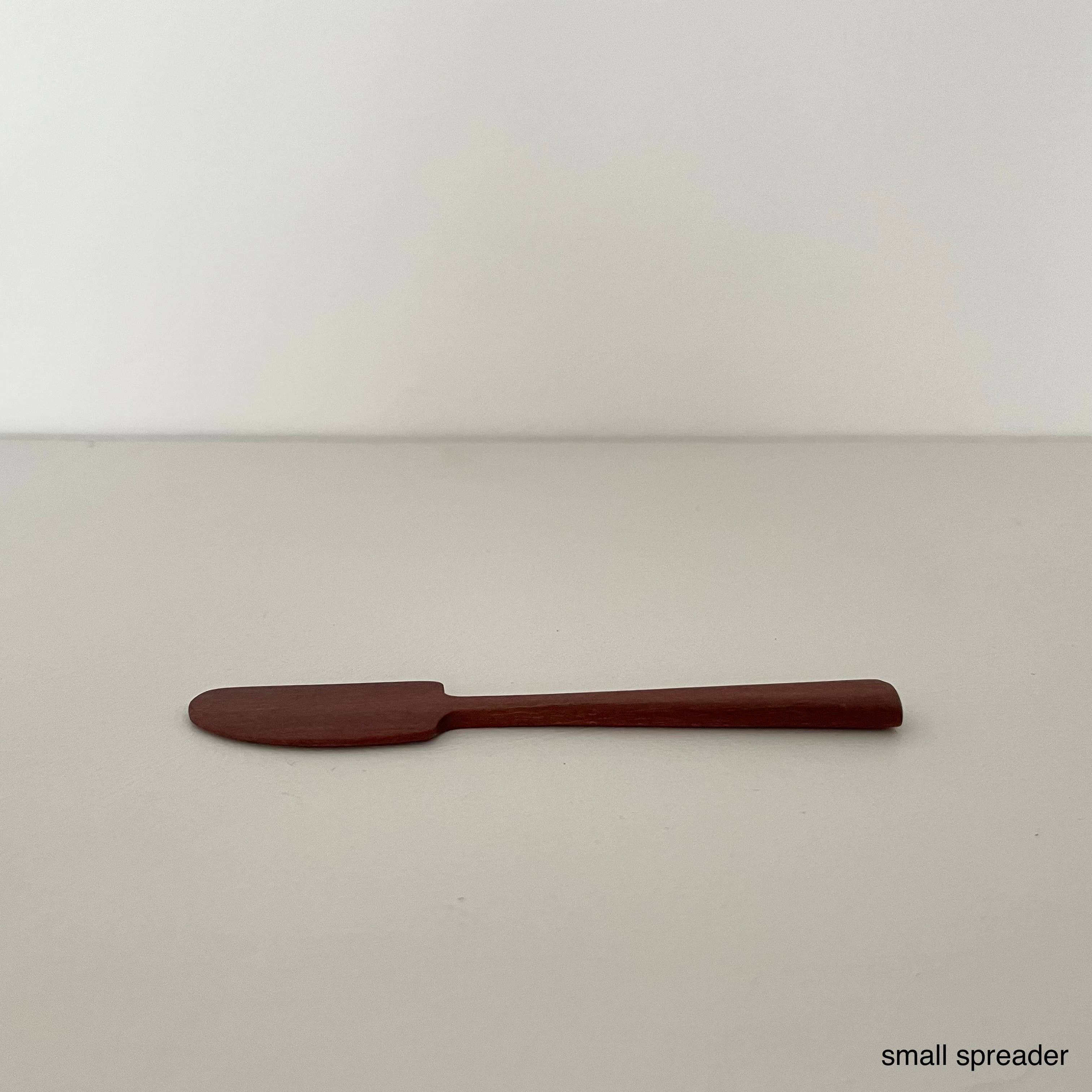 Handcrafted vintage shaped wood jam coffee scoop spoons