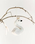 Swan Princess Felt Ornament | Handcrafted in Nepal