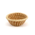 Miniature Pine Needle Basket with Rim